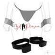 Nylon Bondage Handcuff Wrist & Ankle Cuffs Kit