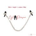 Steel Metal Chain Nipple Stimulation Clamps Nipple Stimulation