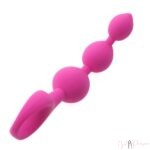 Gourd Type Orgasm Silicone Anal Beads Balls Buttplug Pink