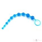 10 Beads Long Size Anal Beads Blue