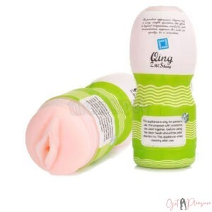 Compact Pocket Pussy Real Girls Vagina Male Masturbator-Green