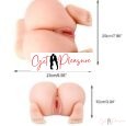 Vagina Ass doggy style Silicone Sex Doll