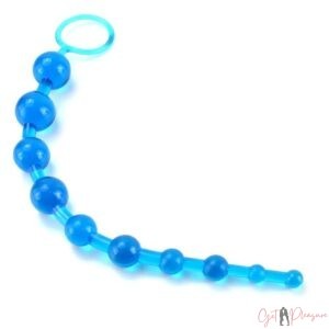 10 Beads Long Size Anal Beads Blue