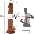 10.2 Inches Strong Suction Cup Silicone Dildo
