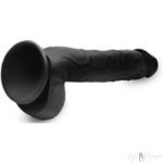 Real Feel Big Black Penis Dildo 10 Inch