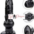 Realistic Dog and Fox Dildo Black