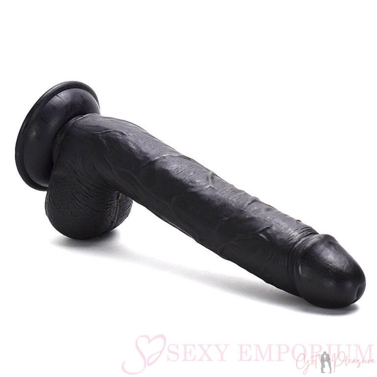 New Black Solid Silicone Dildos