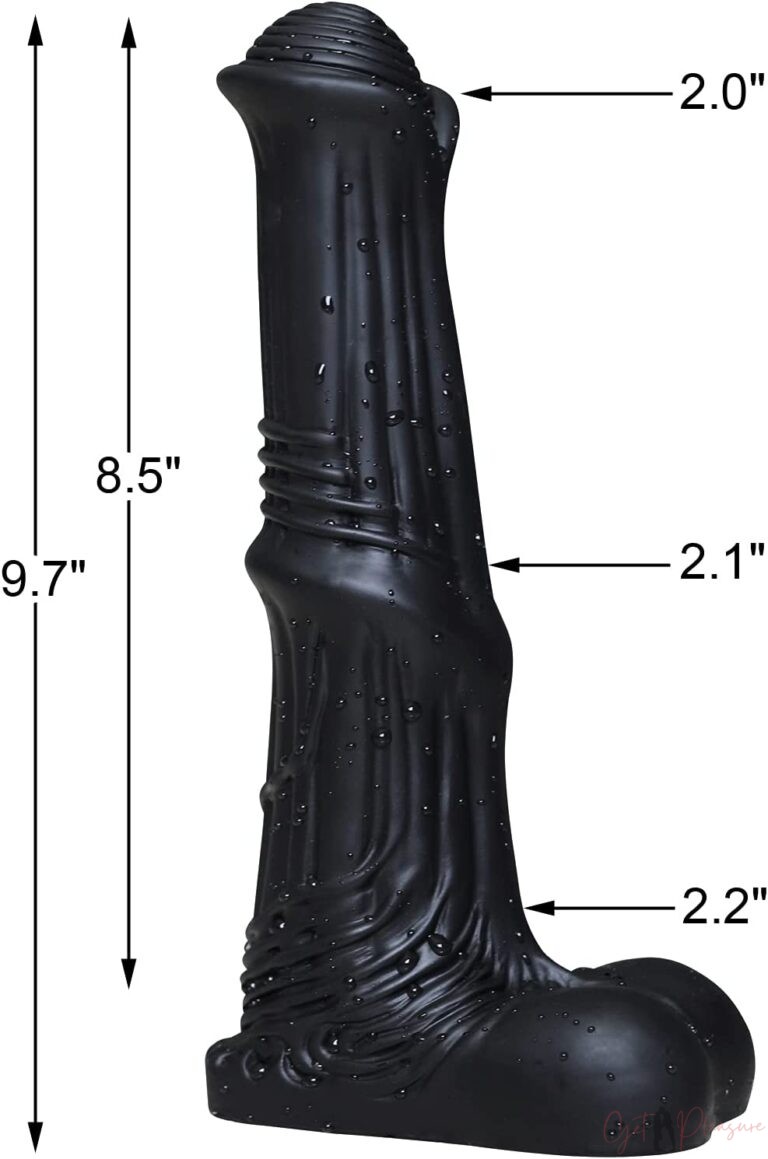 New Force Black Horse Silicone Dildos