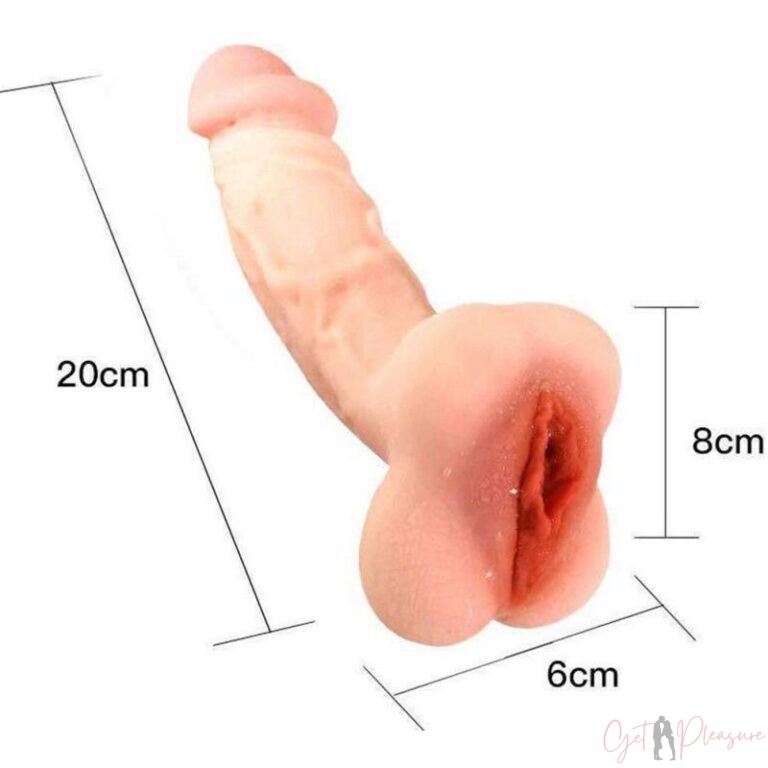 Pussy With Starpon Dildo Sleeve For Men