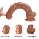 10.2 Inches Strong Suction Cup Silicone Dildo