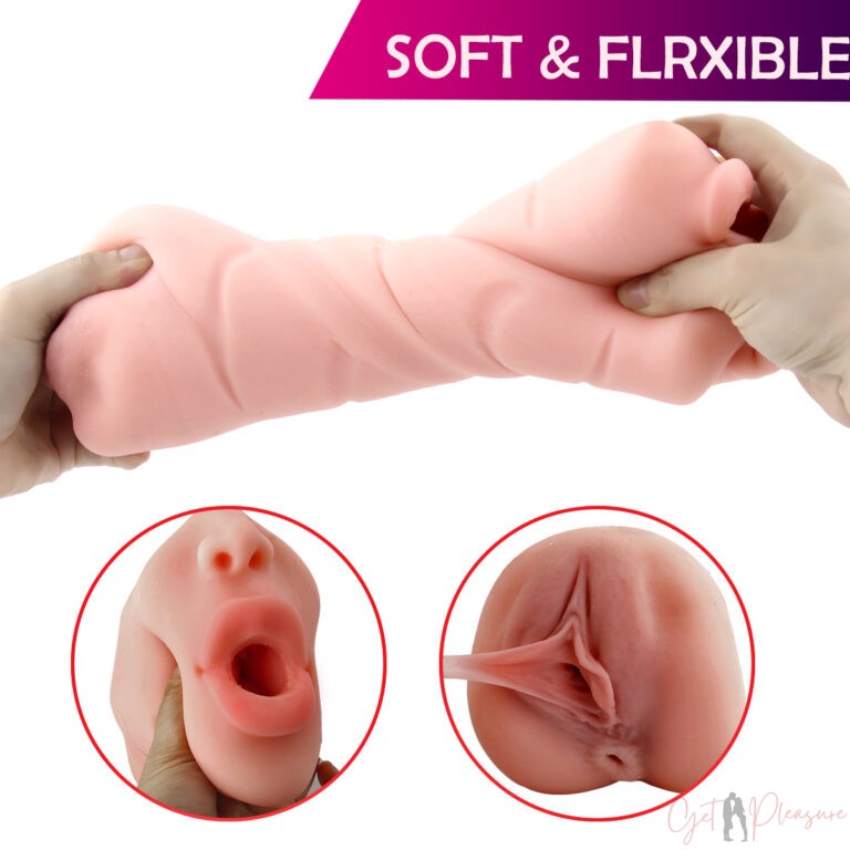 Vagina Anus Mouth Oral Sex Toy For Men