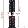 5.7 inch Black Dildos For Beginners