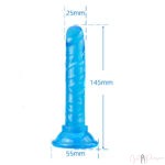 Anal Plug Penis Dildo with Powerful Suction Cup For Beginners