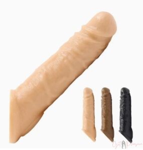 8.27" Skin Colour Penis Extender Sleeve For Men