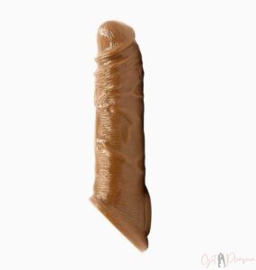8.27" Choco Brown Penis Growth Extender Sleeve