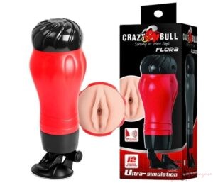 Original Red Crazy Bull Flora Masturbator For Men