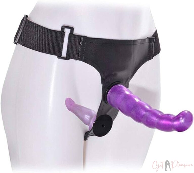 Dual Dildo Purple Colur Strapon Getpleasure