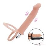 Realistic Double Penetration Strapon Sextoys -Flesh