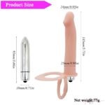 Realistic Double Penetration Strapon Sextoys -Flesh