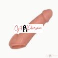 Men Realistic Enlarger Sleeve Thick Cock Girth Enhancer