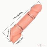Men Realistic Enlarger Sleeve Thick Cock Girth Enhancer