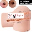 Lifelike Sexy Love Doll Big Butt Pocket Pussy Ass with Vagina Anal Sex Stroker For Men