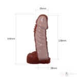 5.5 Inches Choco Penis Sleeve For Men