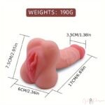 1Piece Dildo Pocket Pussy 2 In 1 Sex Toy For Male