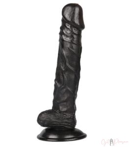 9.5 Inches Black Anal Dildo Dildo with Suction Cup