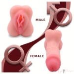 1Piece Dildo Pocket Pussy 2 In 1 Sex Toy For Male