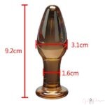 32mm Glass Butt Plug Anal Sex Medium Size Toy
