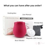 Rose Sucker Clit Suction Vibrator For Women