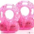 2Pcs Pink Vibrating Cock Ring Men Delay Ejaculation Ring