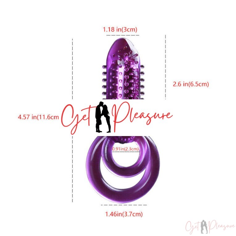 Clitoral Penis Vibrating Purple Ring India
