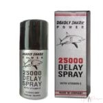 Deadly Shark Power 25000 VITAMIN E Delay Penis Spray For Male (45ML)