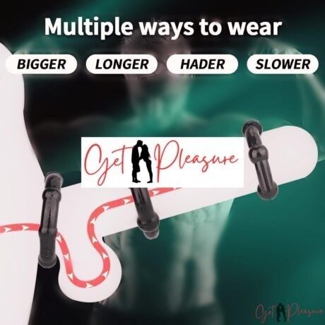 3Pieces Pack For Penis Erectile Dysfunction Beaded Penis Ring  For Men