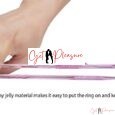 2Pcs Pink Vibrating Cock Ring Men Delay Ejaculation Ring