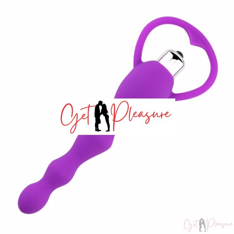 5 Beads Purple Anal Buttplug Sex Toys India