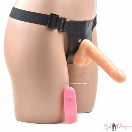 Realistic Vibrating Penis Dildo With Strapon For Women