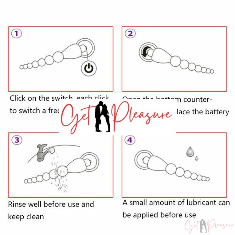 Black Vibrating Anal Buttplug India