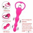 Pink Silicone Trainer Anal Beads For Beginners