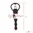 Black Vibrating Anal Beads Butt Plug For Men and Women
