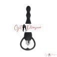 Black Vibrating Anal Beads Butt Plug For Men and Women