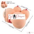 1 IN 3 Half Body Sexy Love Doll Premium Ass Pussy Breast Masturbator