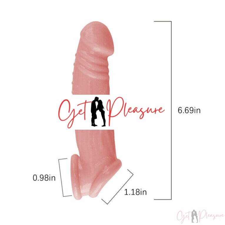 7 Inches Skin Penis Sleeve For Men