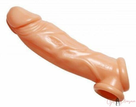 6.75 Inches Realistic Skin Reusable Penis Extender Condom