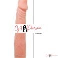 8.5 Inches Vibrating Penis Dildo-Flesh