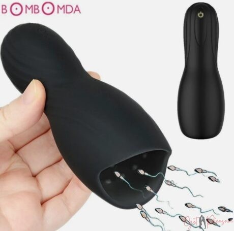 Men Blowjob Penis Delay Trainer USB Charging Toys