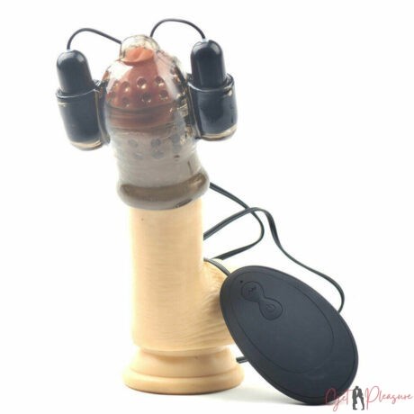 Black Penis Trainer with Vibrating Massager