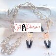 Nipple Clamps with Chains-Silver